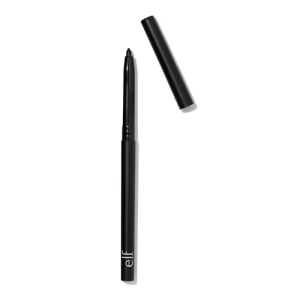 e.l.f. No Budge Retractable Eyeliner, Creamy, Ultra-Pigmented & Waterproof, Creates Bold & Defined Lines, Vegan & Cruelty-Free, Black 0.006 Oz