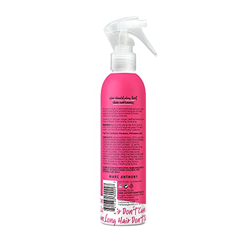 Marc Anthony Leave-In Conditioner Spray & Detangler, Grow Long Biotin - Anti-Frizz Deep Conditioner For Split Ends & Breakage - Vitamin E, Caffeine & Ginseng for Curly, Dry & Damaged Hair - Image 7