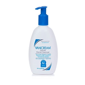 Vanicream Gentle Facial Cleanser with Pump Dispenser – 8 fl oz – Formulated Without Common Irritants for Those with Sensitive Skin