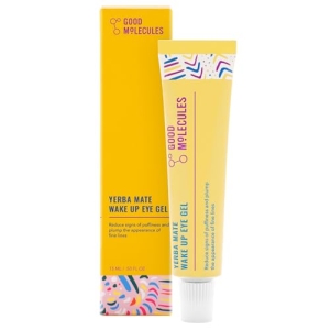 Good Molecules Yerba Mate Wake Up Eye Gel – Yerba Mate, Hyaluronic Acid and Caffeine to Hydrate, Minimize Puffiness and Swelling – Skincare for Face