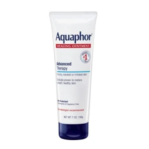 Aquaphor Healing Ointment Advanced Therapy Skin Protectant, Body Moisturizer for Dry Skin, Minor Cuts and Burns, Dry Cuticles, Cracked Heels, Hands and Lips, 7 Oz Tube