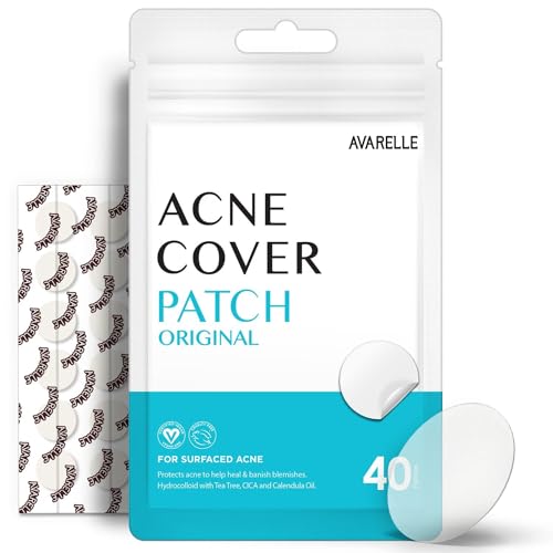 AVARELLE Pimple Patches |Hydrocolloid Acne Patches |FSA HSA Eligible Pimple Patches for Face with Tea Tree, Cica, & Calendula by ZITOUT |Vegan, Cruelty Free, Carbonfree