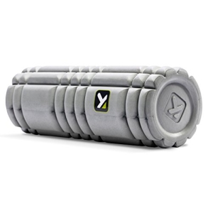 TriggerPoint CORE Foam Massage Roller with Softer Compression for Exercise, Deep Tissue and Muscle Recovery – Relieves Muscle Pain & Tightness, Improves Mobility & Circulation (12”), Gray