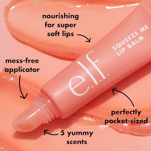 e.l.f. Squeeze Me Lip Balm, Moisturizing Lip Balm For A Sheer Tint Of Color, Infused With Hyaluronic Acid, Vegan & Cruelty-free, Strawberry - Image 4