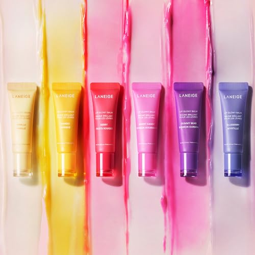 LANEIGE Lip Glowy Balm Berry: Hydrate, Glossy, Lightweight, Moisturize & Tint with Shea Butter - Image 4