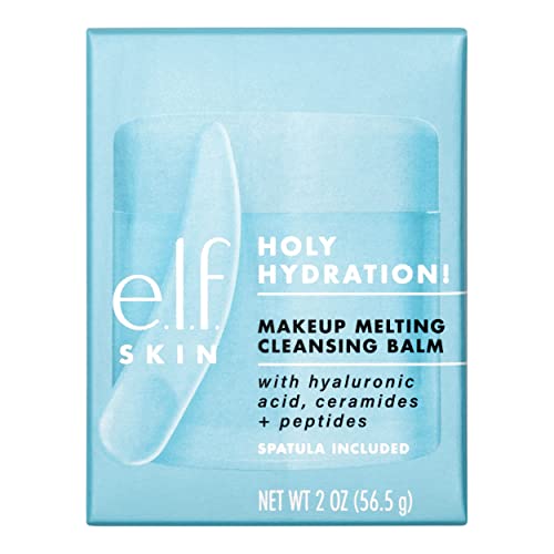 e.l.f. Holy Hydration! Makeup Melting Cleansing Balm, Face Cleanser & Makeup Remover, Infused with Hyaluronic Acid to Hydrate Skin, 2 Oz - Image 2