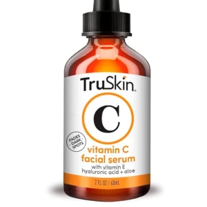 TruSkin Vitamin C Serum – Anti Aging Facial Serum with Vitamin C, Hyaluronic Acid, Vitamin E & More – Brightening Serum for Dark Spots, Even Skin Tone, Eye Area, Fine Lines & Wrinkles, 2 Fl Oz