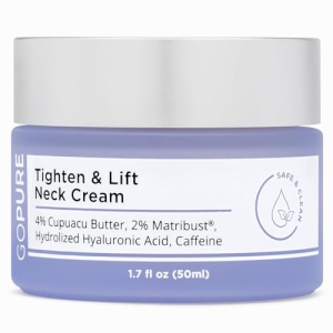 goPure Neck Firming Cream – Anti-Aging Neck Cream for Tightening and Wrinkles for an Even Skin Tone and Neck Lift – With Pro-Active Firming Complex, 1.7 oz