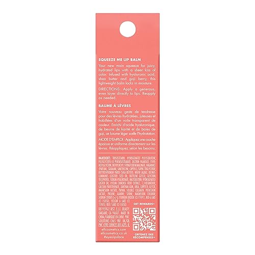 e.l.f. Squeeze Me Lip Balm, Moisturizing Lip Balm For A Sheer Tint Of Color, Infused With Hyaluronic Acid, Vegan & Cruelty-free, Strawberry - Image 2