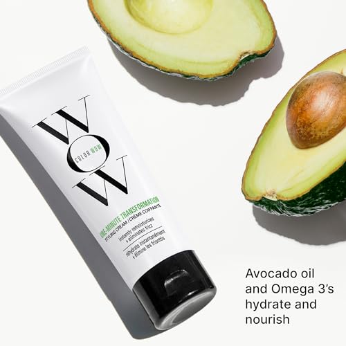 COLOR WOW One Minute Transformation – Instant frizz fix| Nourishing styling cream smooths, tames + defrizzes on the spot, Avocado oil + Omega 3’s hydrate, repair for silkier, smoother texture - Image 3