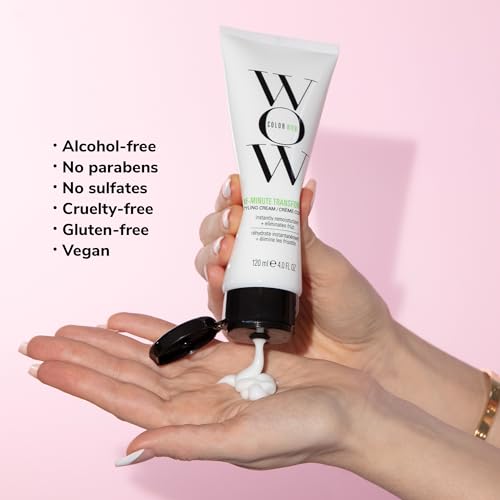 COLOR WOW One Minute Transformation – Instant frizz fix| Nourishing styling cream smooths, tames + defrizzes on the spot, Avocado oil + Omega 3’s hydrate, repair for silkier, smoother texture - Image 2