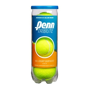 Penn Tribute – All Courts Felt Pressurized Tennis Ball, 1 Can, 3 Balls
