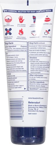 Aquaphor Healing Ointment Advanced Therapy Skin Protectant, Body Moisturizer for Dry Skin, Minor Cuts and Burns, Dry Cuticles, Cracked Heels, Hands and Lips, 7 Oz Tube - Image 18