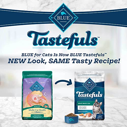 Blue Buffalo Tastefuls Multi Cat Natural Adult Dry Cat Food, Chicken and Turkey 15lb bag - Image 9