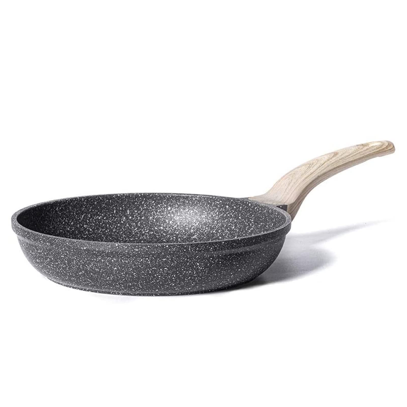 CAROTE Nonstick Frying Pan Skillet,Non Stick Granite Fry Pan Egg Pan Omelet Pans, Stone Cookware Chef's Pan, PFOA Free,Induction Compatible(Classic Granite, 8-Inch) - Image 2