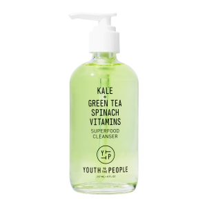 Youth To The People Facial Cleanser – Kale and Green Tea Cleanser – Gentle Face Wash, Makeup Remover + Pore Minimizer for All Skin Types – Vegan (8oz)