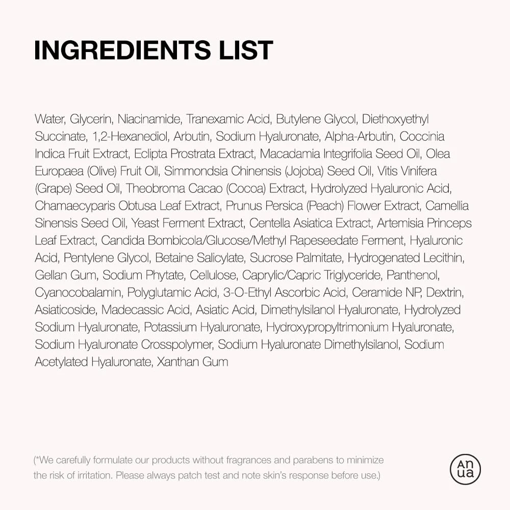 Anua 10% Niacinamide+ 4% Tranexamic Acid Serum, Ceramide, Hyaluronic Acid, Vitamin B12 natural color, for Sensitive skin, Korean Glass Skin, Fragrance-Free (30ml /1.01 fl.oz.) - Image 3