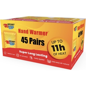 Odorless Hot Hand Warmer (45 Pairs) – Up to 11 Hours of Heat, Super Long Lasting – Easy, All Natural – Air Activated, for Body& Toes – Sport Temp