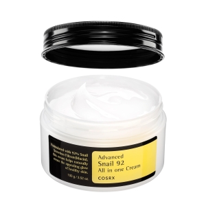 COSRX Snail Mucin 92% Repair Cream, Daily Face Gel Moisturizer for Dry Skin, Acne-prone, Sensitive Skin, Not Tested on Animals, No Parabens, Korean Skincare (3.52 Fl Oz (Pack of 1))