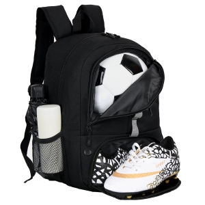Goloni | Youth Basketball Soccer Backpack Bag – Soccer Backpack & Bags for Basketball, Volleyball & Football Sports, Includes Separate Cleat Shoe and Ball Compartment