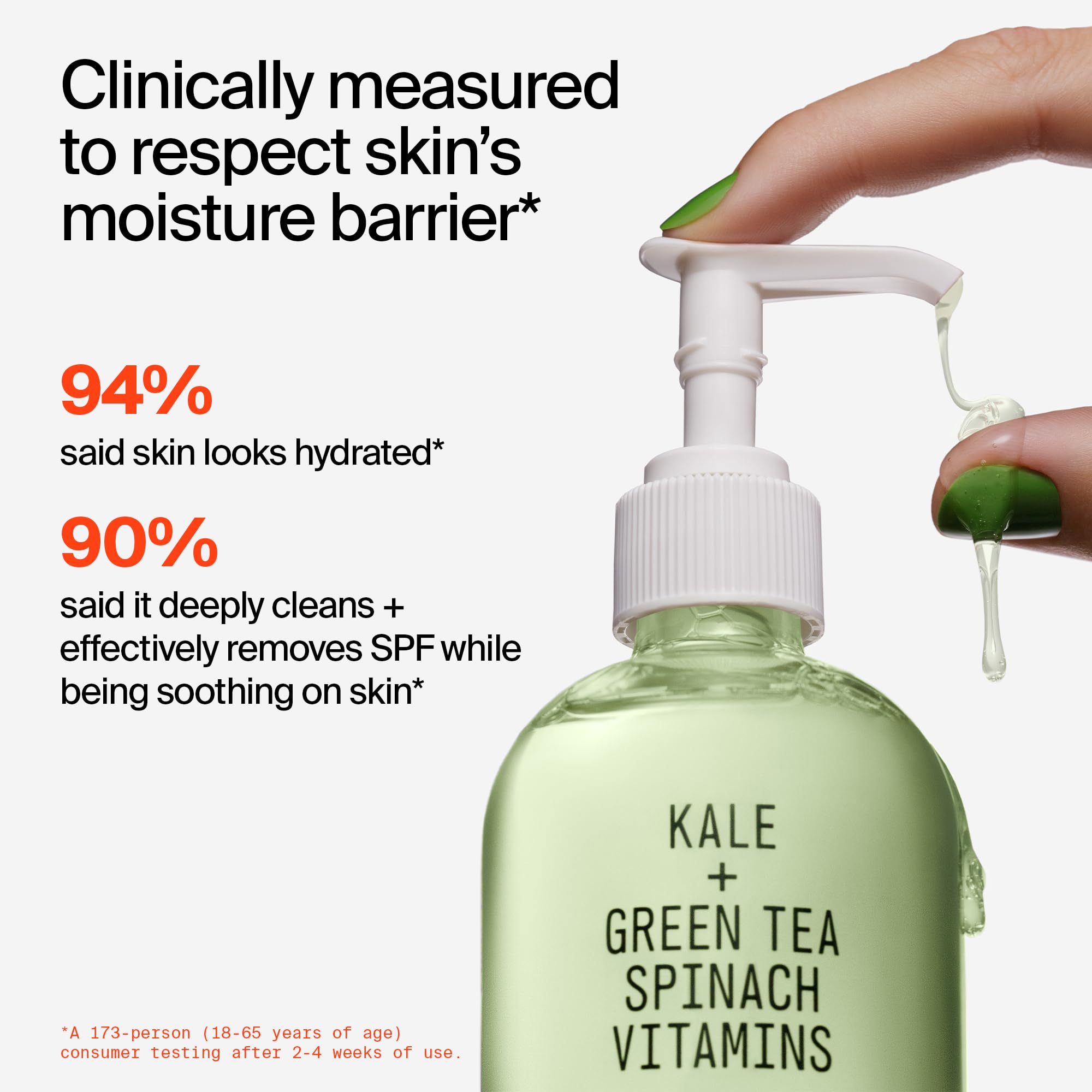 Youth To The People Facial Cleanser - Kale and Green Tea Cleanser - Gentle Face Wash, Makeup Remover + Pore Minimizer for All Skin Types - Vegan (8oz) - Image 6