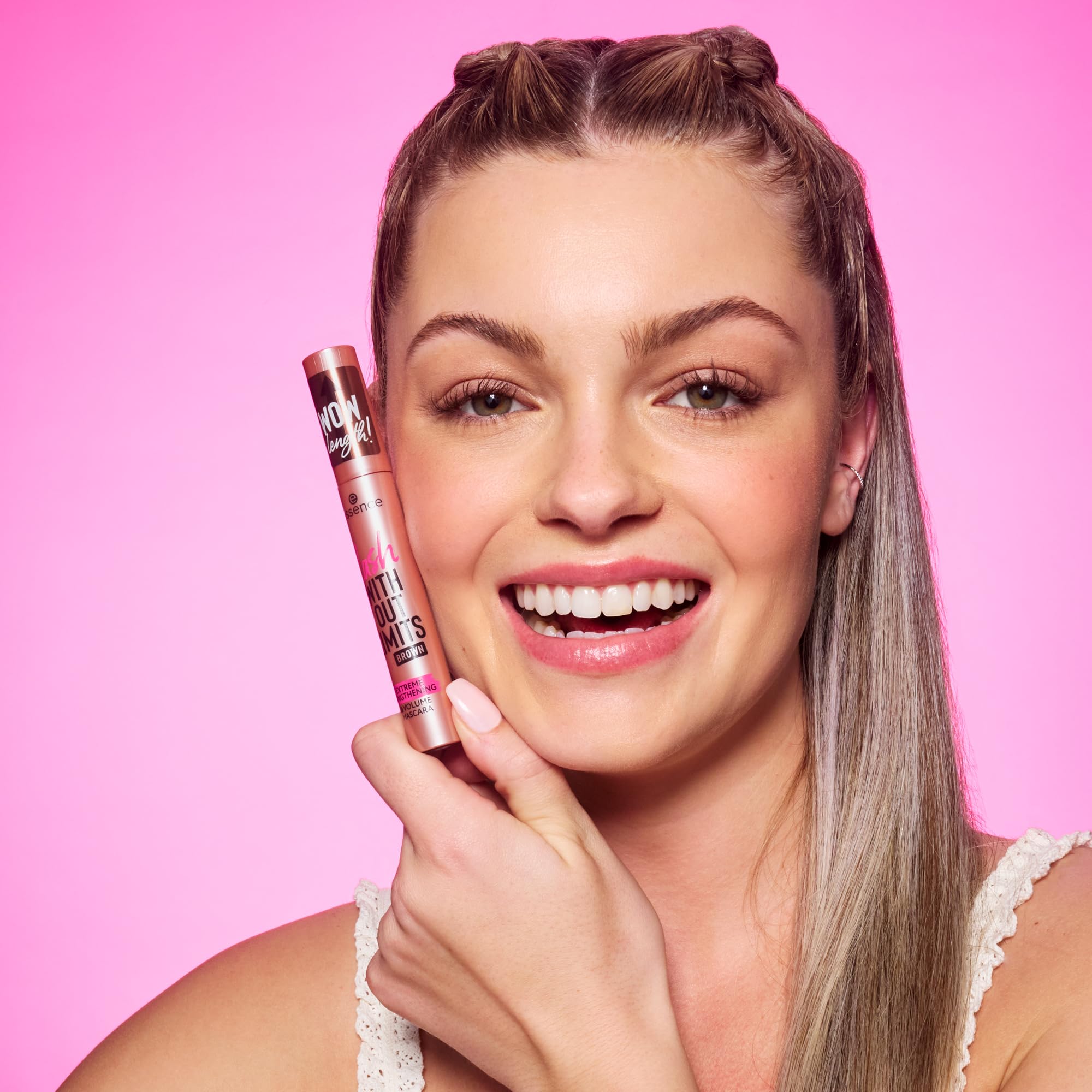 essence | Lash Without Limits Extreme Lengthening & Volume Mascara (02 | Brown) | Volumizing & Lengthening | Vegan, Cruelty Free & Paraben Free - Image 7