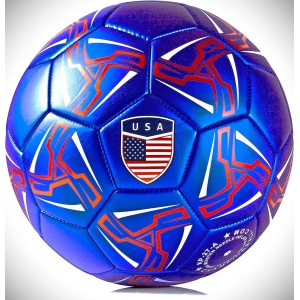 Western Star American Soccer Ball – Official Match Weight – Youth & Adult Sizes 3, 4 & 5 – Durable Construction & Attractive Gifts