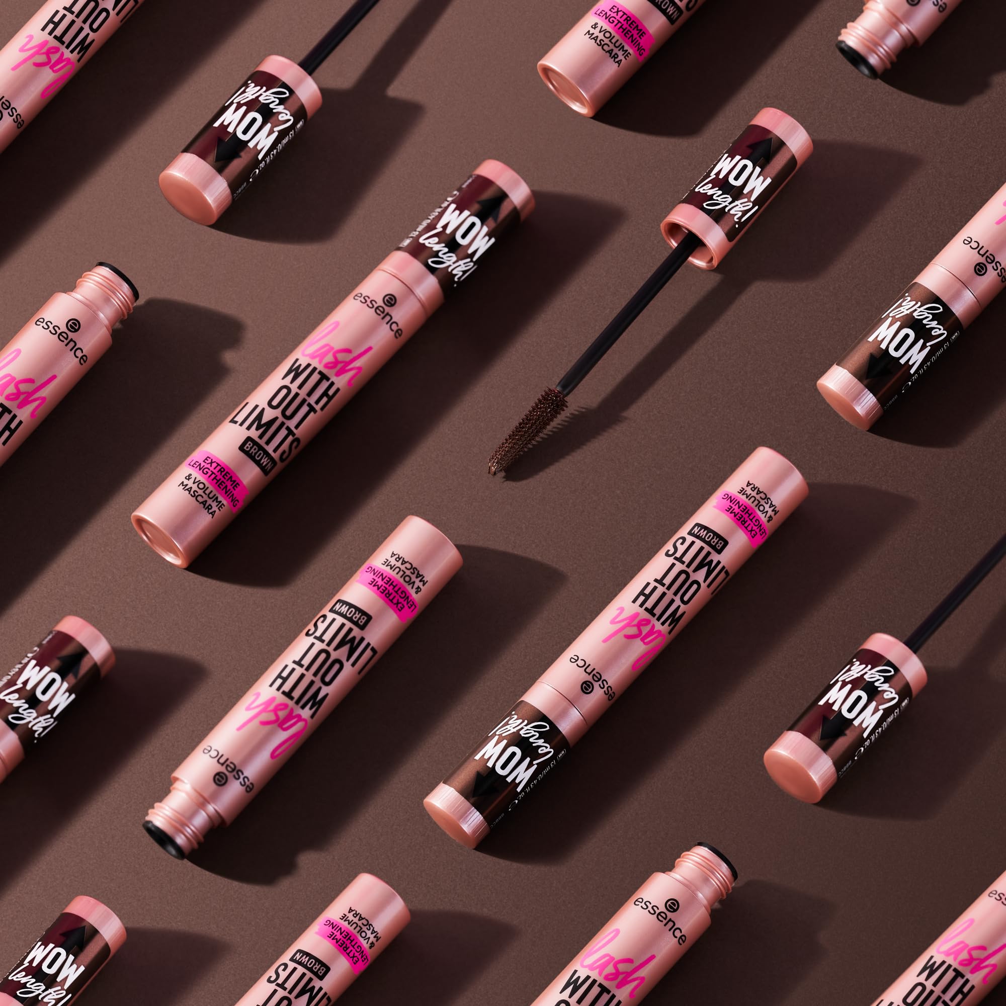 essence | Lash Without Limits Extreme Lengthening & Volume Mascara (02 | Brown) | Volumizing & Lengthening | Vegan, Cruelty Free & Paraben Free - Image 6