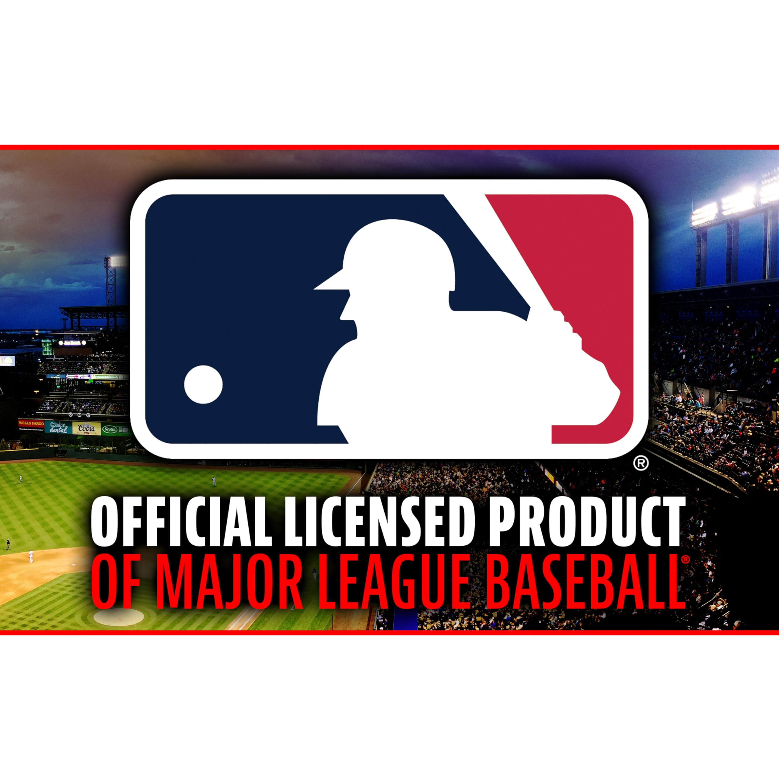 Franklin Sports MLB Kids Jumbo Plastic Bat - Blue - Backyard Baseball Large - Image 4